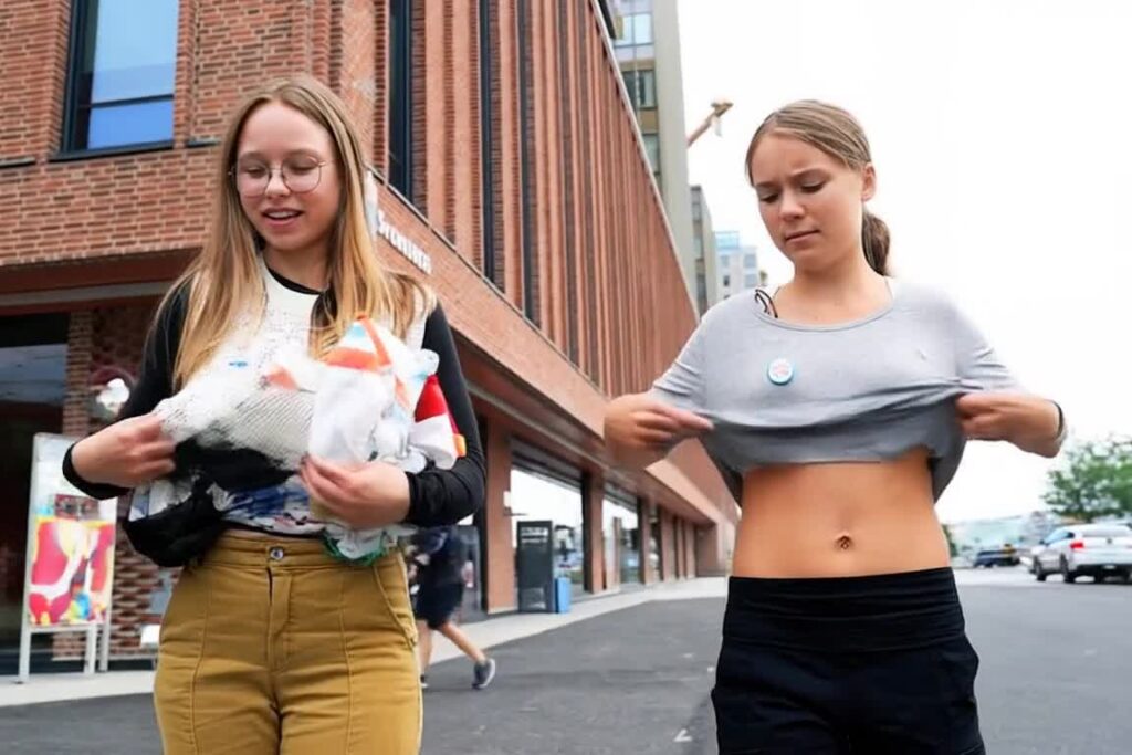 Video thumbnail for Greta Thunberg AI Video Digital Fictional - Nude AI Celebs