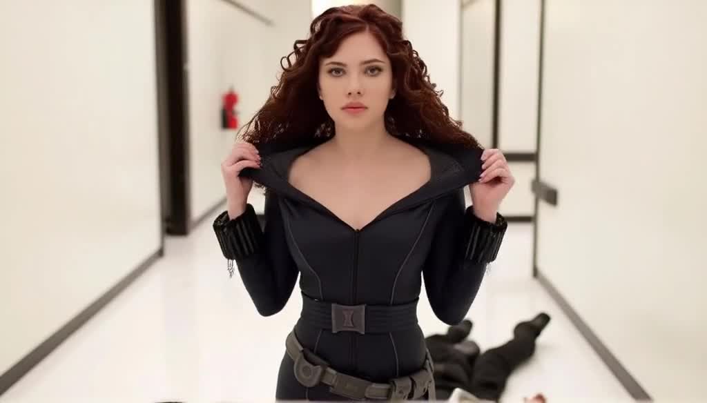 Video thumbnail for Scarlett Johansson AI Video Digital Synthesized - Nude AI Celebs