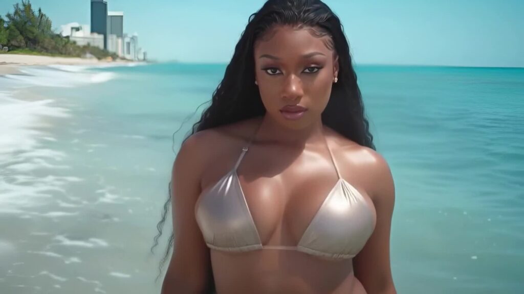 Video thumbnail for Megan Thee Stallion AI-Synthesized Video Porn - Nude AI Celebs